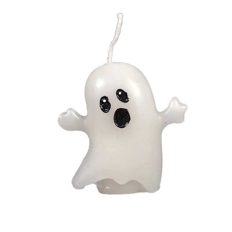 Halloween ghost scented candle, cute ghost-shaped aroma decoration, festival gift, decoration, photo prop