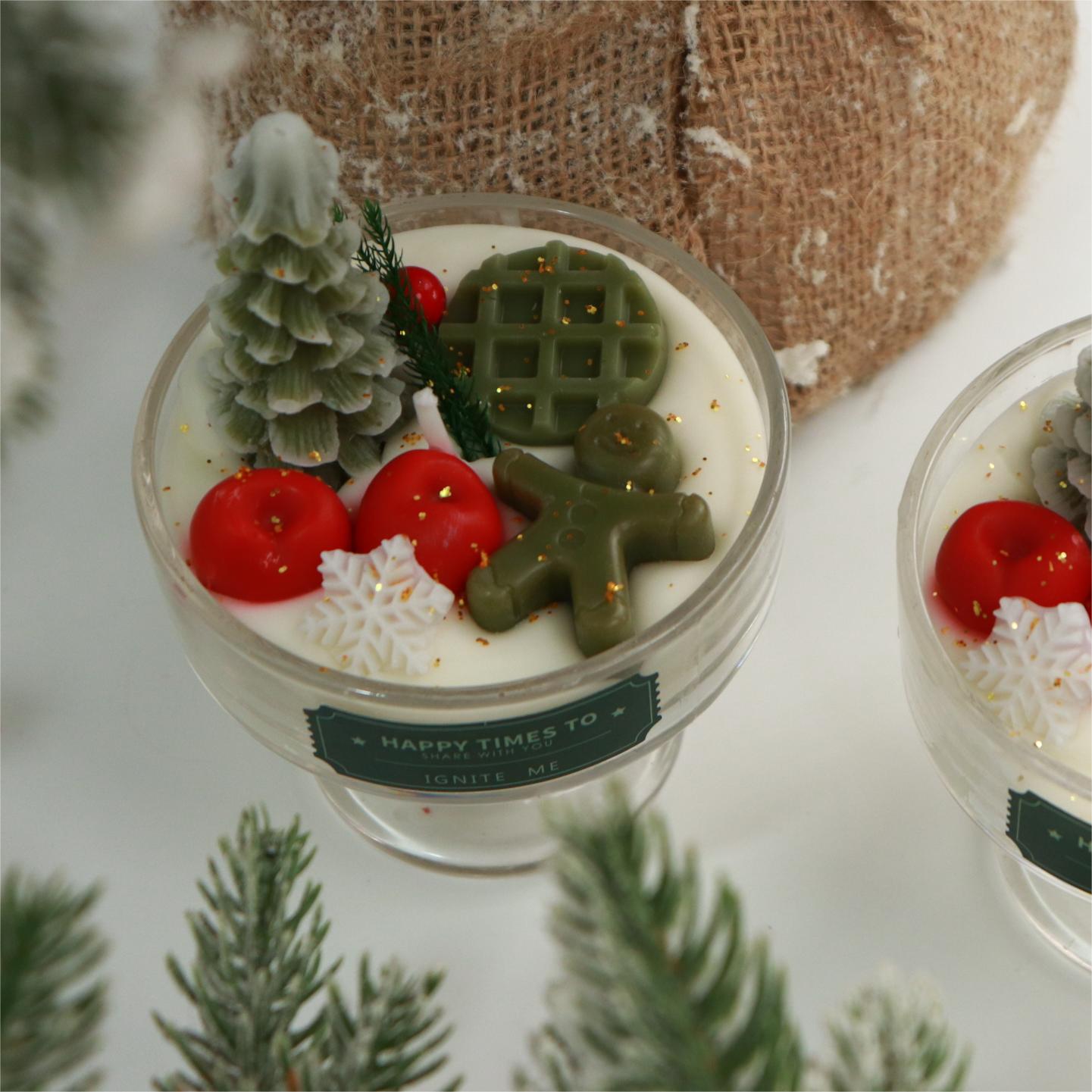Christmas Cup Candle – Cozy Skin-Inspired Scented Candle for Gifting & Holiday Styling