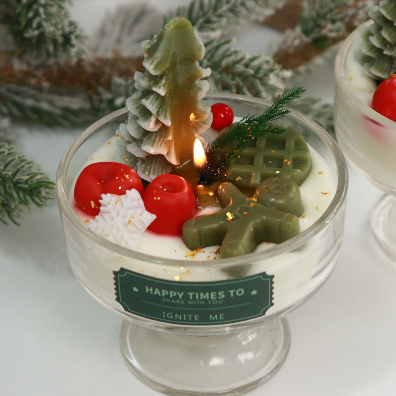 Christmas Cup Candle – Cozy Skin-Inspired Scented Candle for Gifting & Holiday Styling