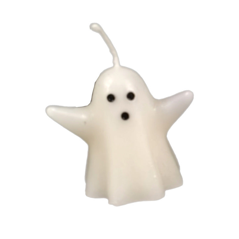 Halloween ghost scented candle, cute ghost-shaped aroma decoration, festival gift, decoration, photo prop