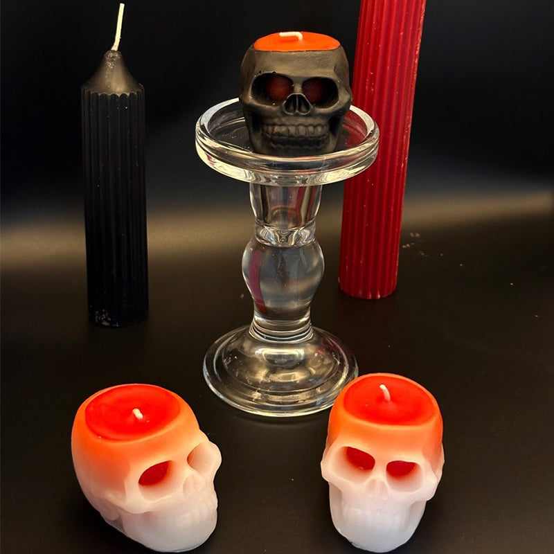 Halloween and Christmas skull-shaped scented candle Creative souvenir, Tearful Ghost Head Candle