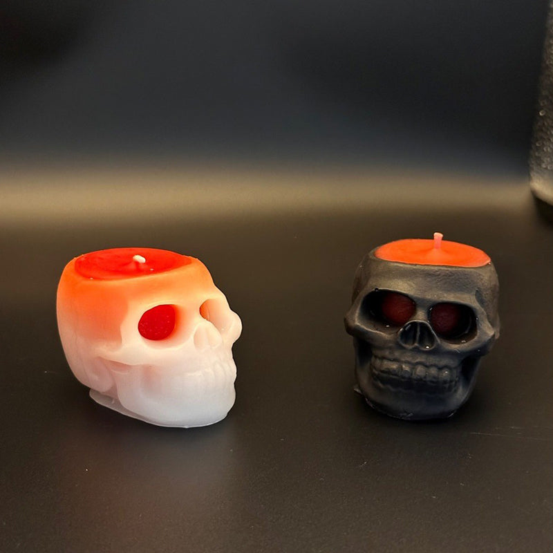 Halloween and Christmas skull-shaped scented candle Creative souvenir, Tearful Ghost Head Candle