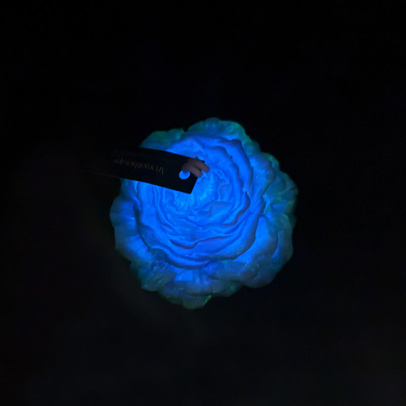 Halloween Peony Couple Candle – Low Temp, Gold Leaf, Soy Wax