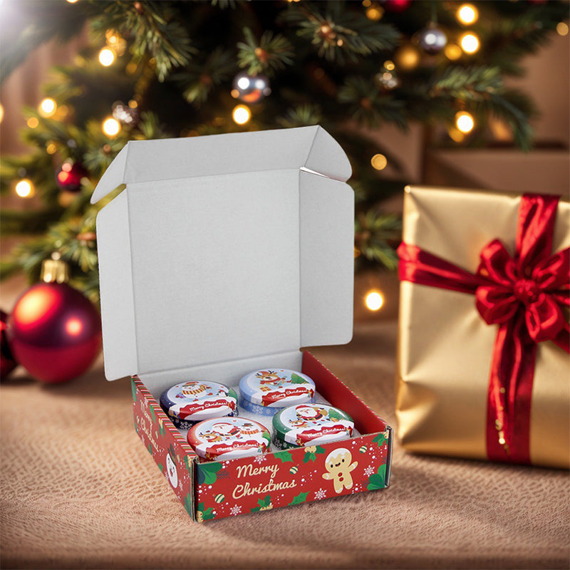 Christmas Scented Candles Christmas Party Decorative Candle Gift Set Soy Wax Christmas Candles