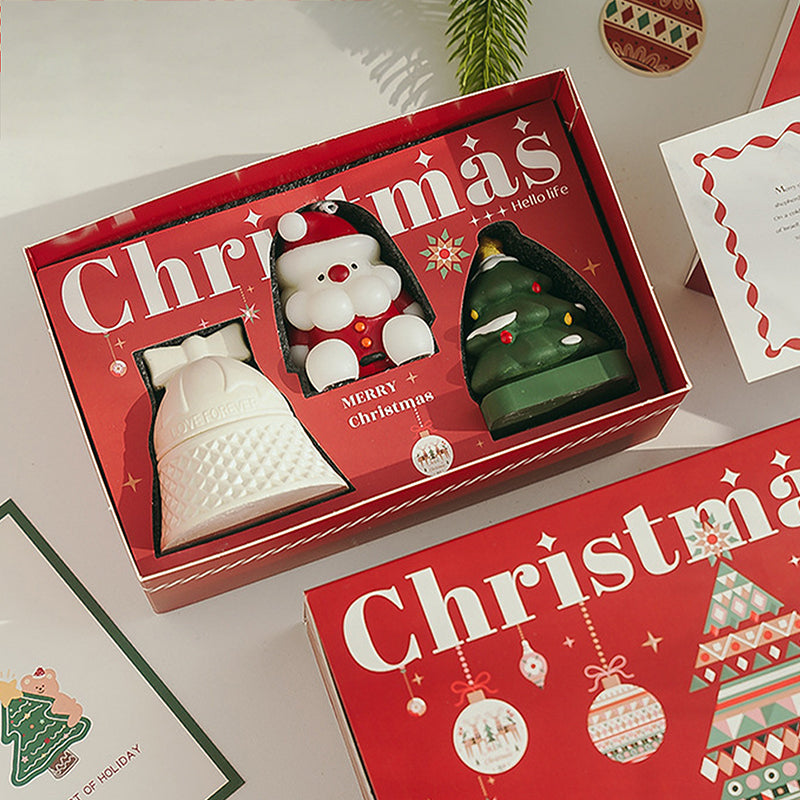 Christmas gift aromatherapy candles, handcrafted candles, indoor decorations, Christmas gift boxes, atmosphere wonders