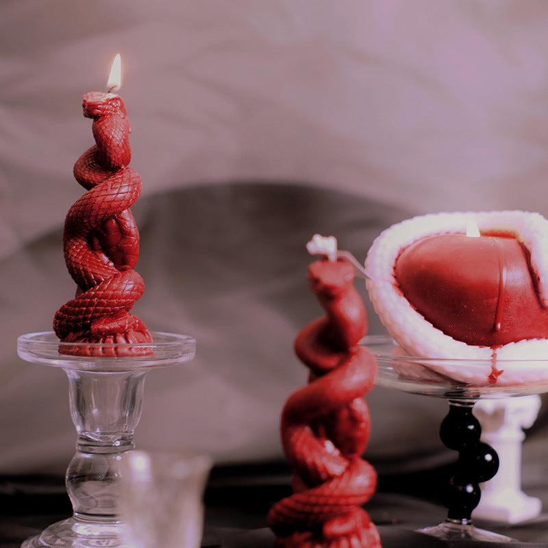 Sculptural Apple Candle - Serpent Design Low Temp Soy Wax
