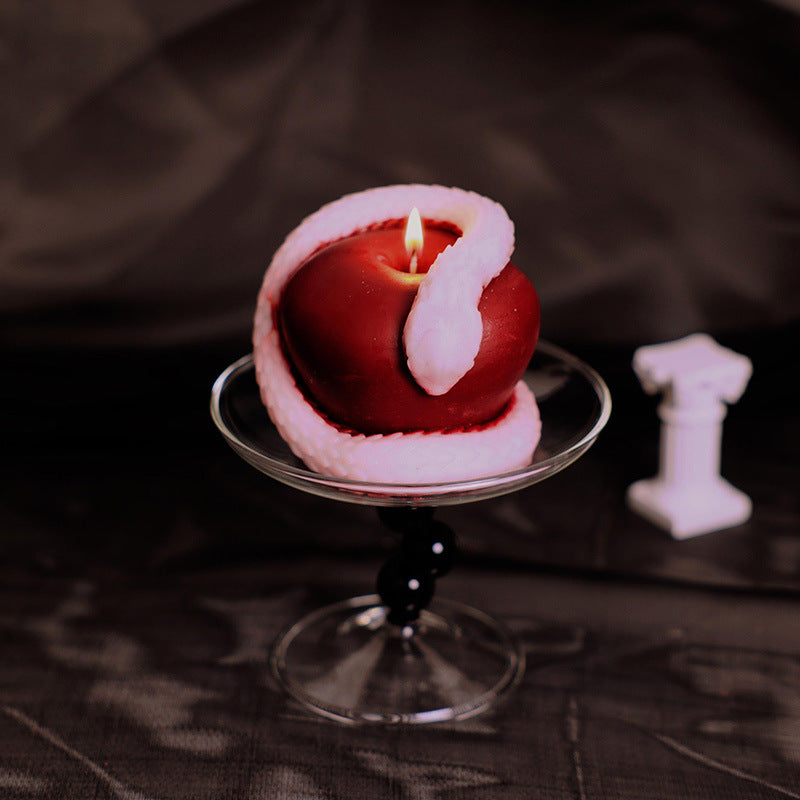 Sculptural Apple Candle - Serpent Design Low Temp Soy Wax