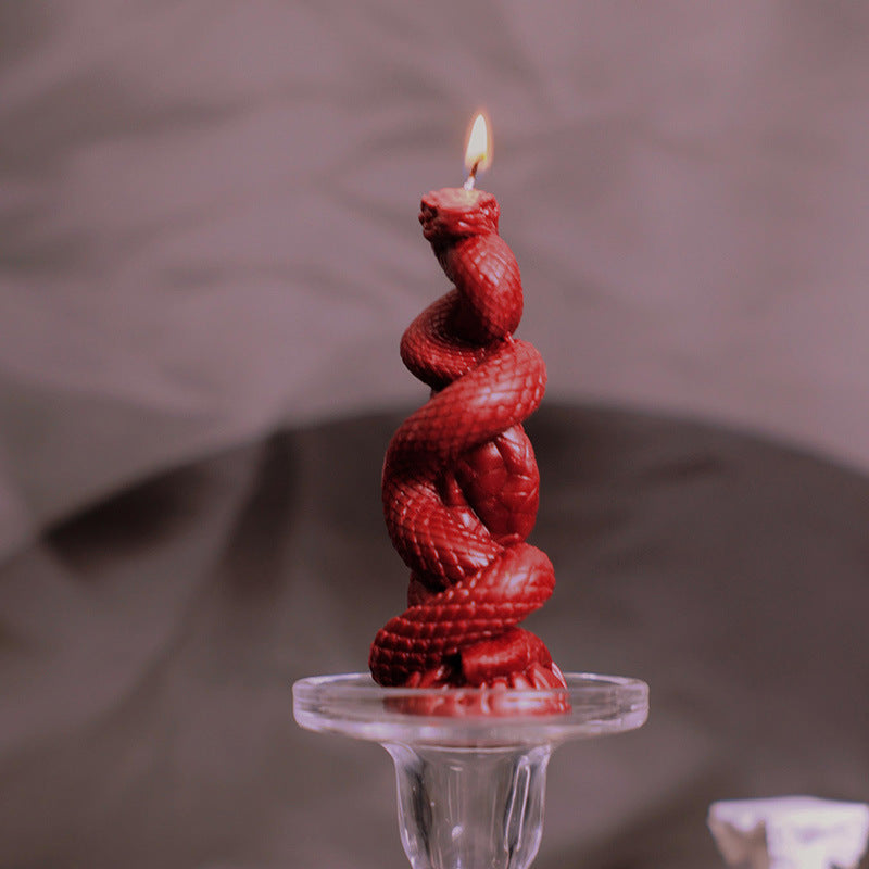 Sculptural Apple Candle - Serpent Design Low Temp Soy Wax