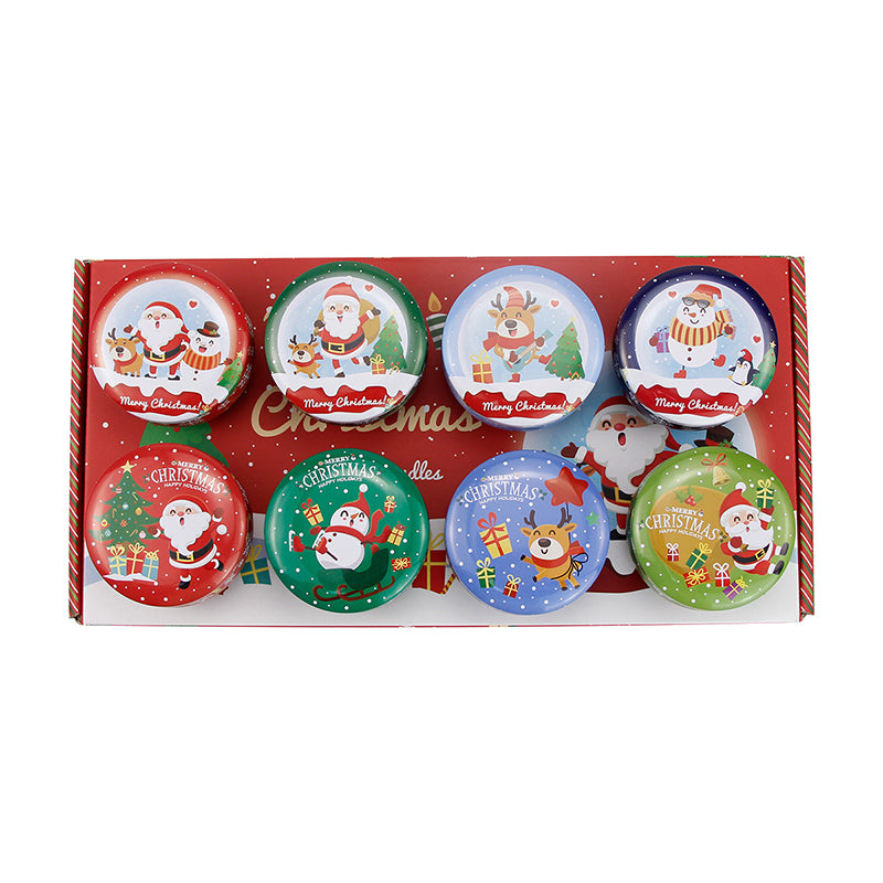 Christmas Scented Candles Christmas Party Decorative Candle Gift Set Soy Wax Christmas Candles