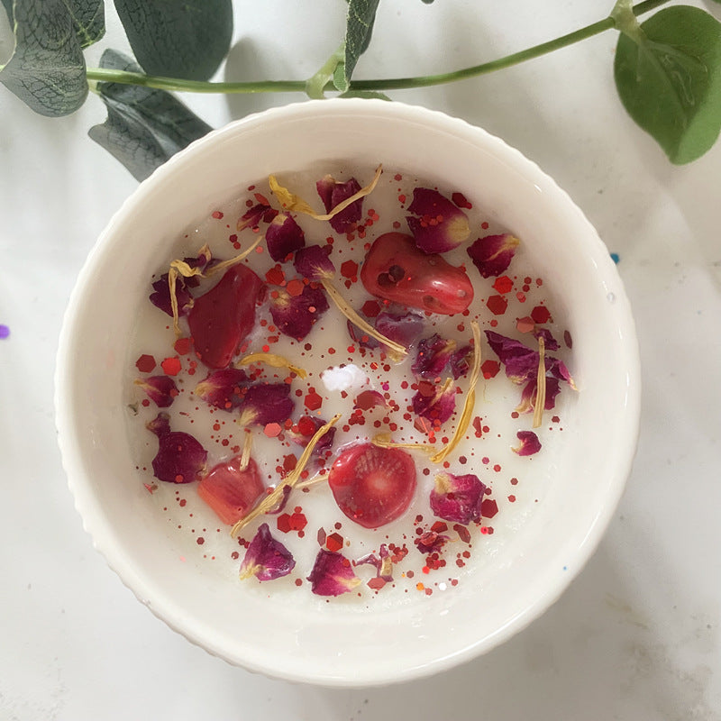 Christmas-shaped candles, scented soy candles, meteor pattern ceramic handcrafted wedding gifts