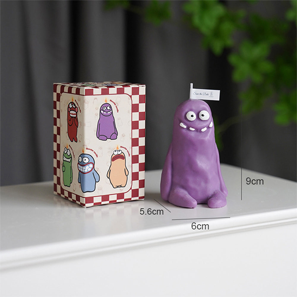 Dirt Monster Candle: Whimsical, Adorably Ugly Scented Birthday Gift & Party Favor Cartoon-Shaped Aromatherapy Candle