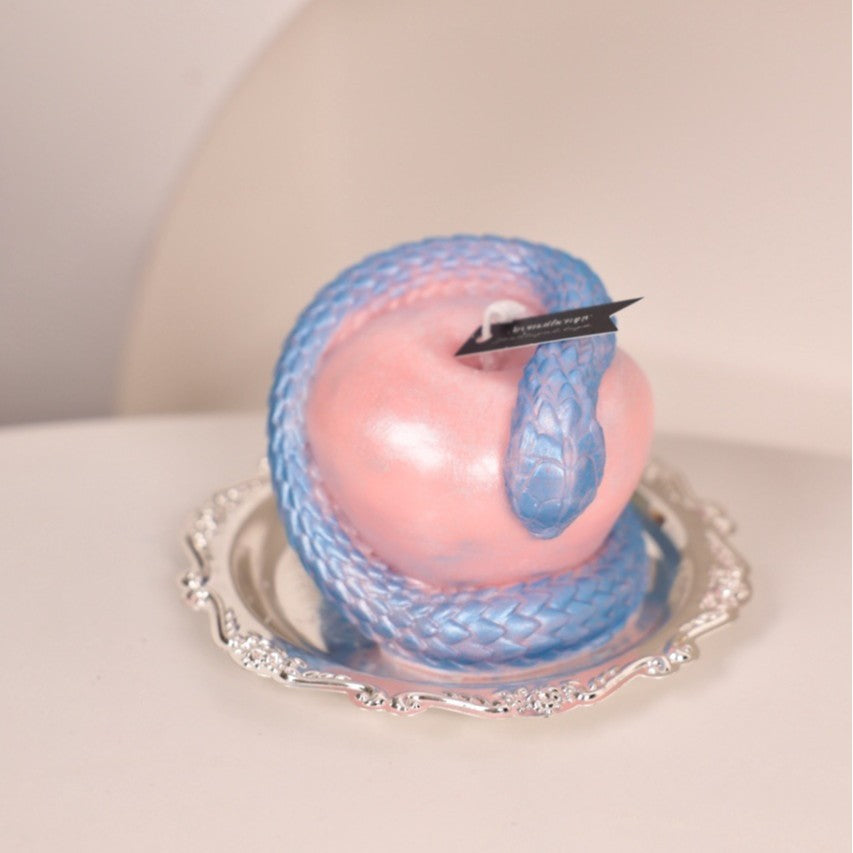 Sculptural Apple Candle - Serpent Design Low Temp Soy Wax