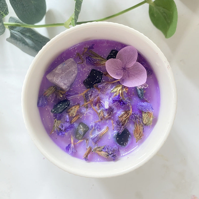 Christmas-shaped candles, scented soy candles, meteor pattern ceramic handcrafted wedding gifts