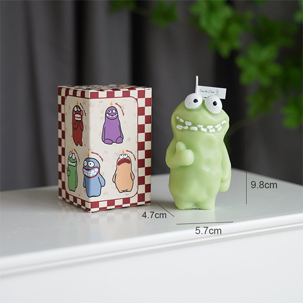Dirt Monster Candle: Whimsical, Adorably Ugly Scented Birthday Gift & Party Favor Cartoon-Shaped Aromatherapy Candle