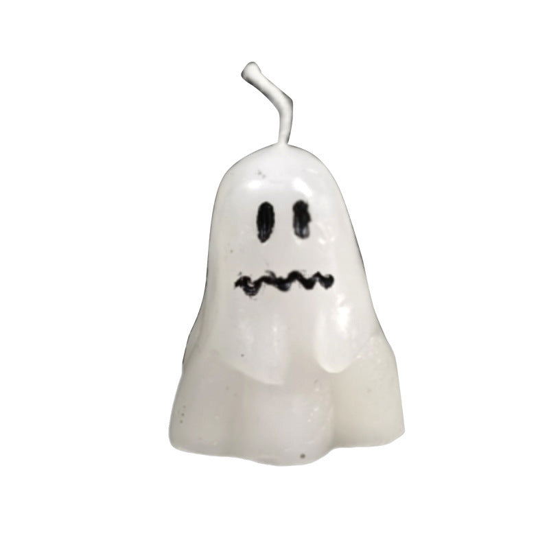 Halloween ghost scented candle, cute ghost-shaped aroma decoration, festival gift, decoration, photo prop