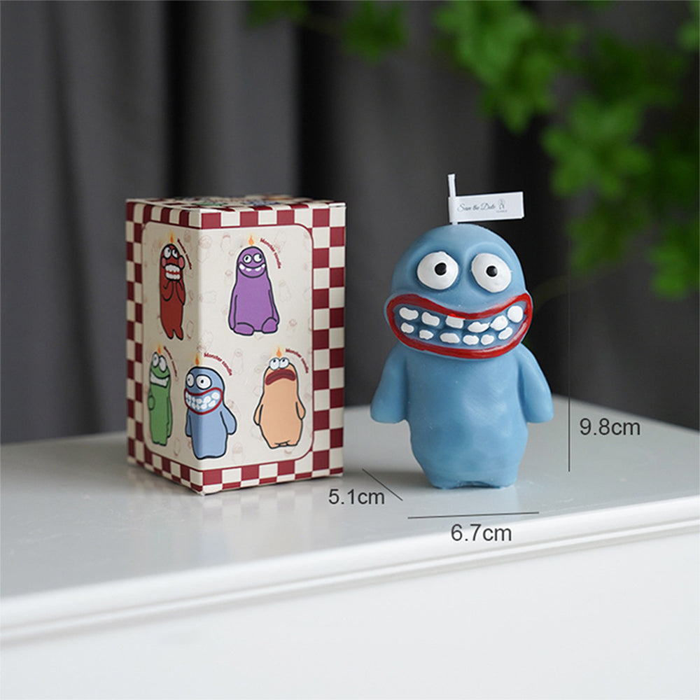 Dirt Monster Candle: Whimsical, Adorably Ugly Scented Birthday Gift & Party Favor Cartoon-Shaped Aromatherapy Candle