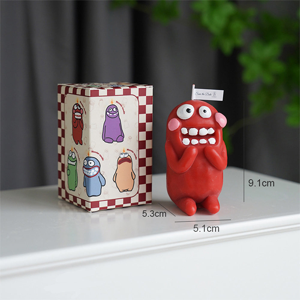 Dirt Monster Candle: Whimsical, Adorably Ugly Scented Birthday Gift & Party Favor Cartoon-Shaped Aromatherapy Candle