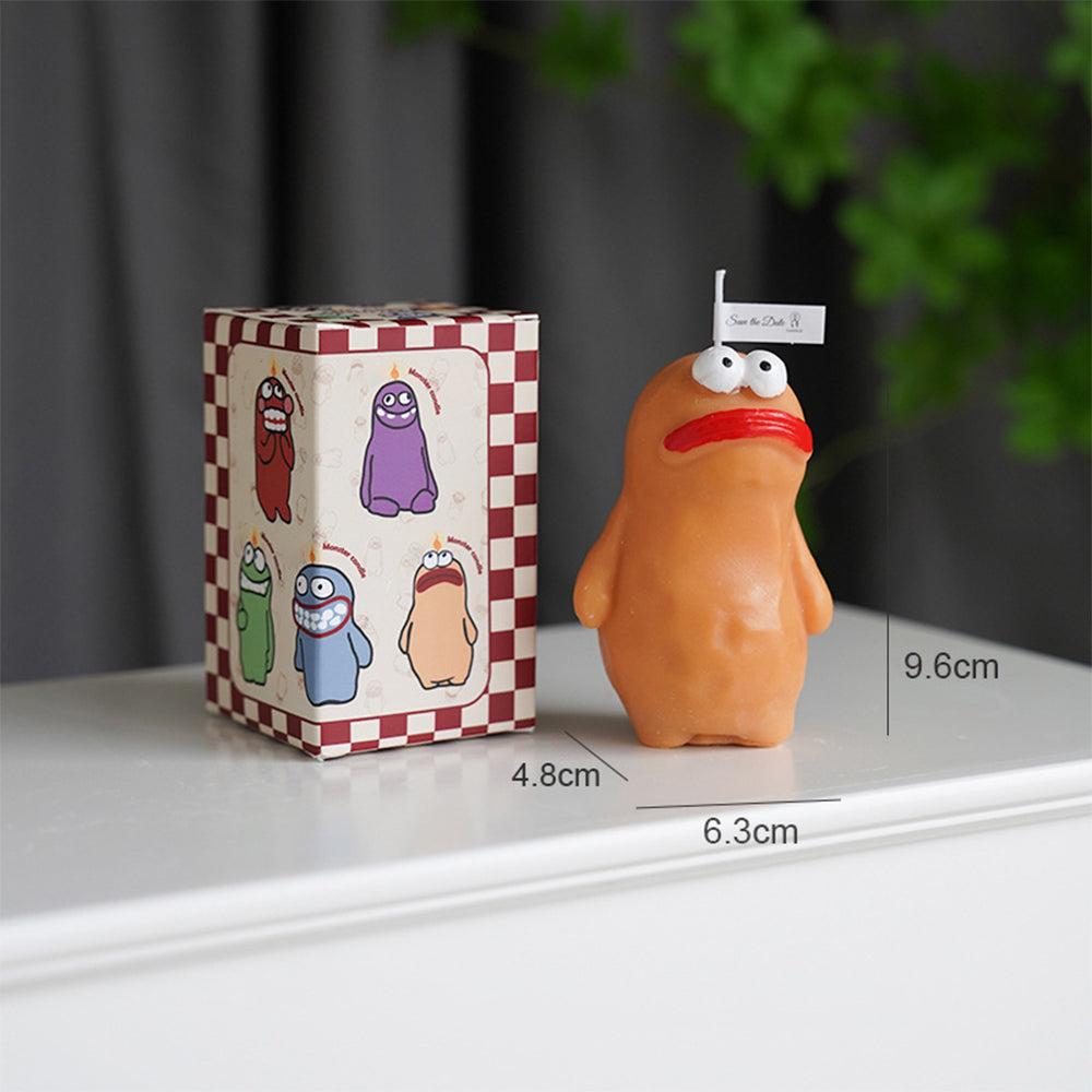 Dirt Monster Candle: Whimsical, Adorably Ugly Scented Birthday Gift & Party Favor Cartoon-Shaped Aromatherapy Candle