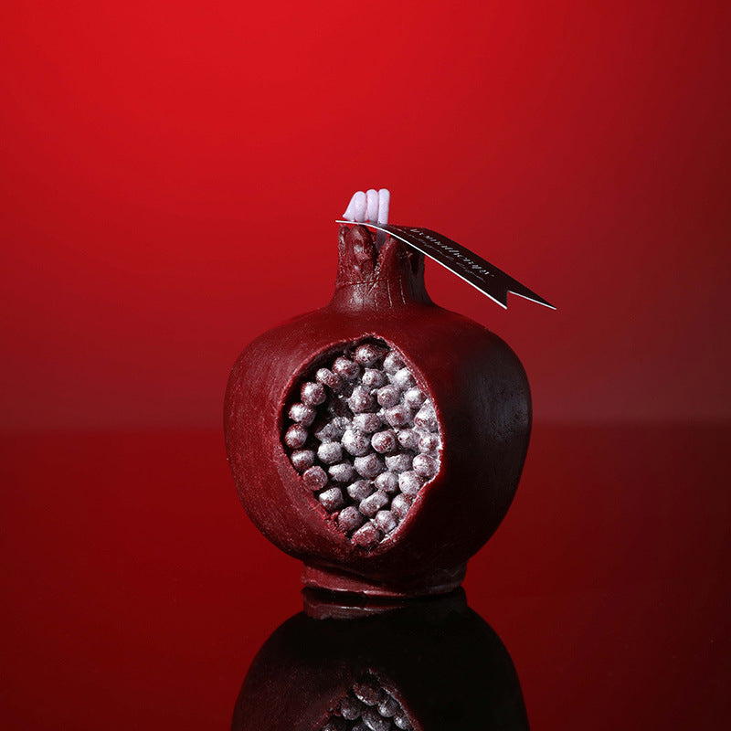 Pomegranate Blessing Wax Candle